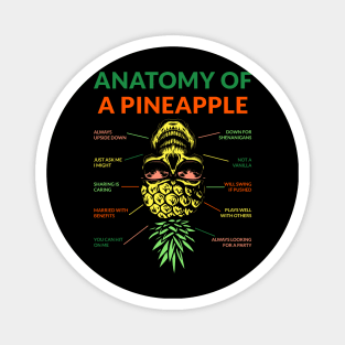 Anatomy of a pineapple Magnet